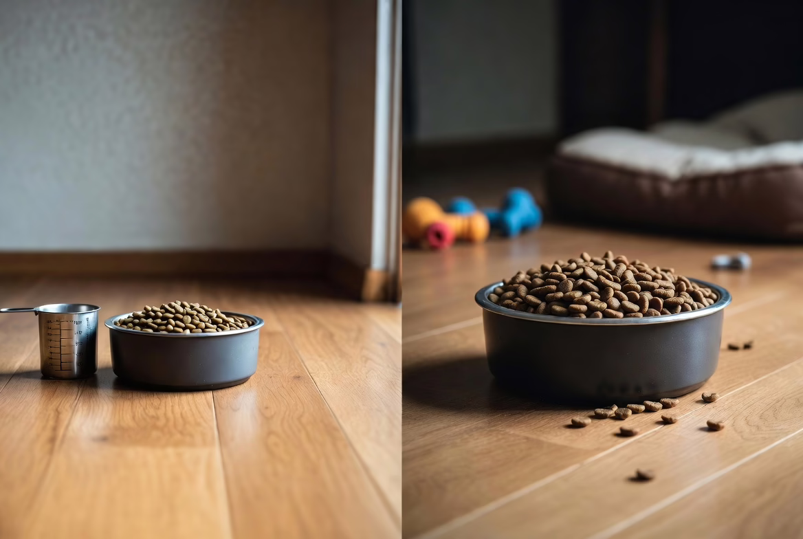 Scheduled vs free feeding comparison